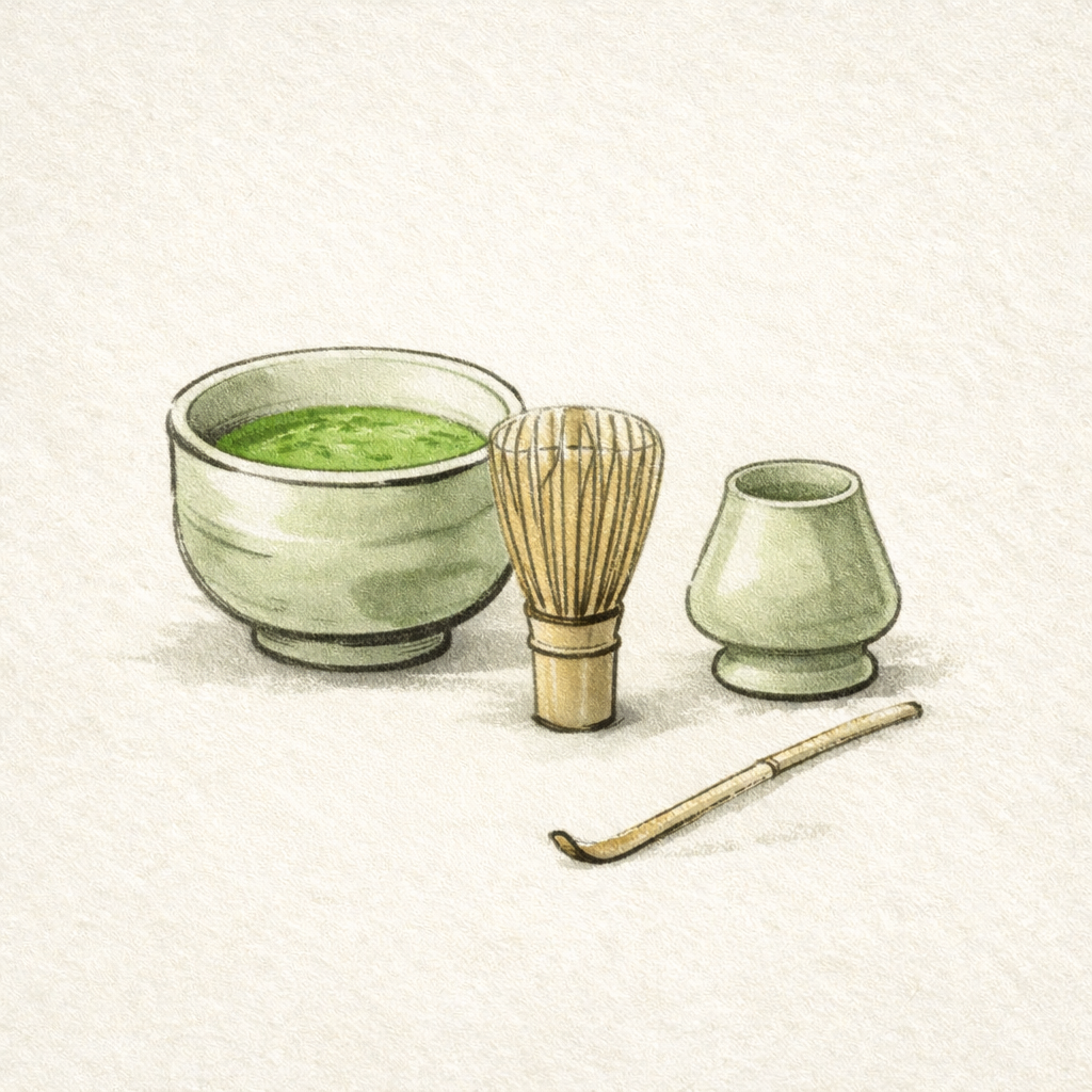 Accessoires de Matcha