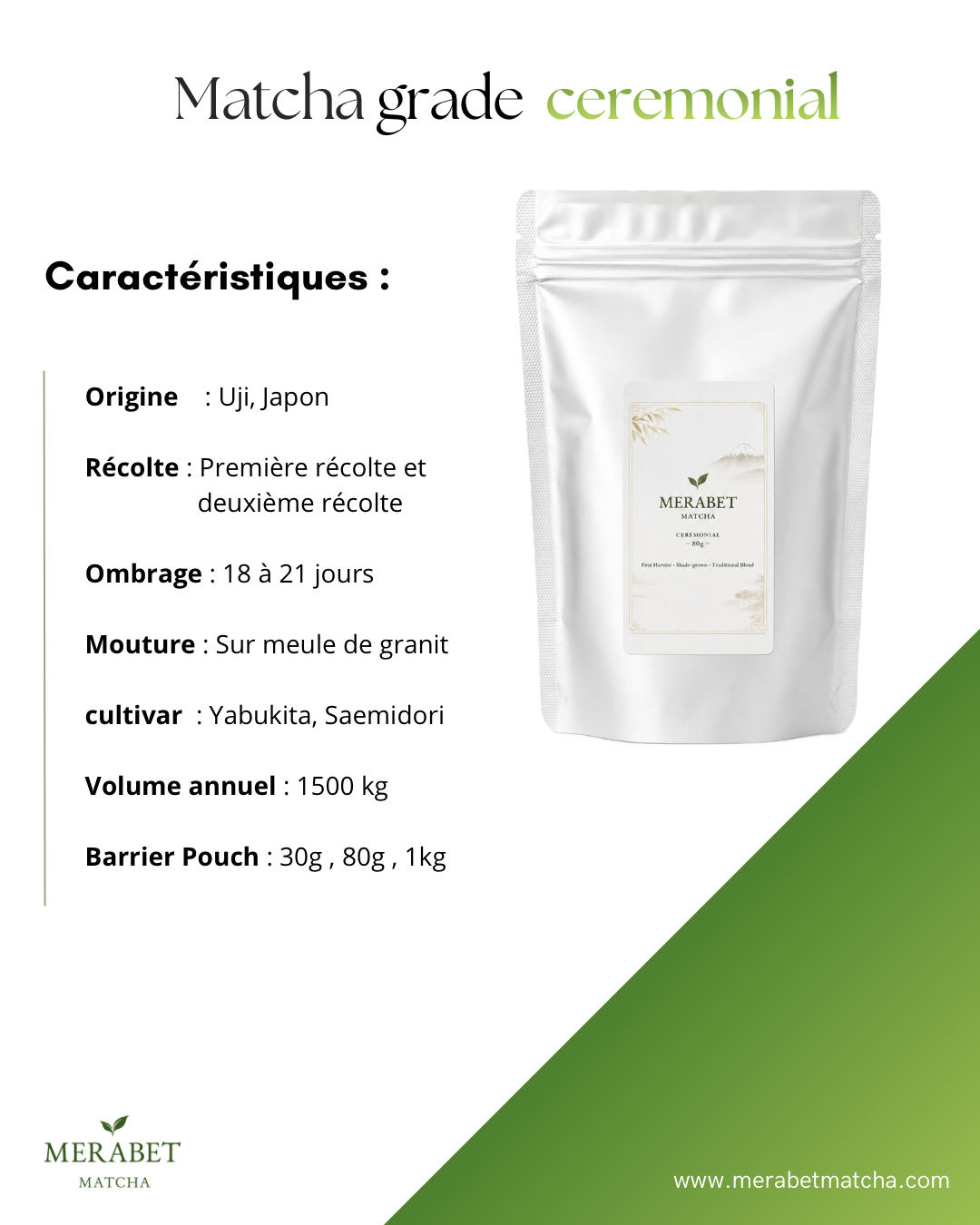 Matcha cérémonial  1 kg