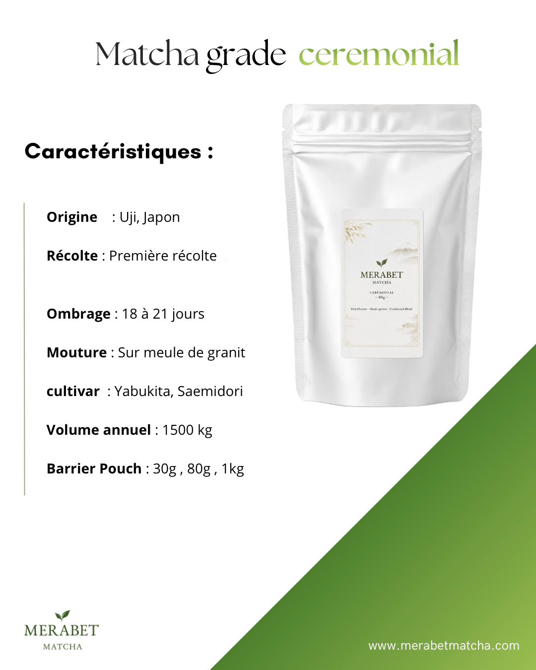 Matcha cérémonial Uji